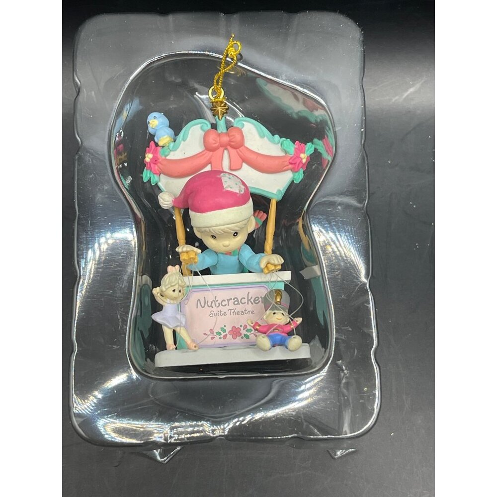 NIB Vtg. Enesco Set of 4 Precious Moments Holiday Expressions Christmas Ornamen - Picture 9 of 16